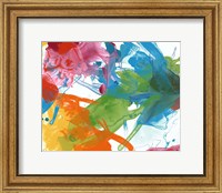Framed Primary Abstract III