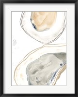 Ocean Oysters I Framed Print