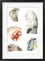 Geode Segments IV Framed Print