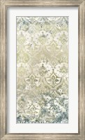 Framed Emerald Textile I