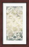 Framed Emerald Textile II