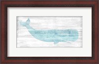 Framed Weathered Whale I