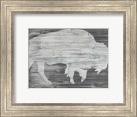 Framed Vintage Plains Animals VI