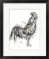 Feathered Fowl III Framed Print