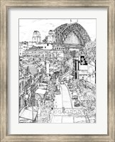 Framed City in Black & White II