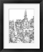 Framed City in Black & White IV