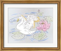 Framed Swan Lake Song I