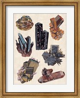 Framed Vintage Minerals I
