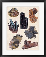 Vintage Minerals I Framed Print