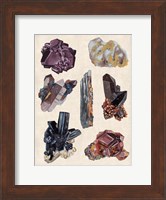 Framed Vintage Minerals II