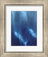 Framed Azul Profundo Triptych I