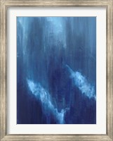 Framed Azul Profundo Triptych I