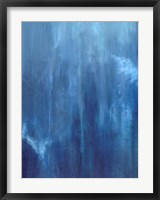 Framed Azul Profundo Triptych II