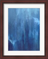 Framed Azul Profundo Triptych II