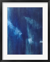 Azul Profundo Triptych III Framed Print