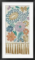 Tassel Tapestry II Framed Print