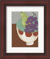 Framed Modern Fruit II