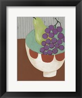 Framed Modern Fruit II