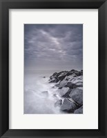 Framed Stormy Shoreline, Cape May National Seashore, NJ