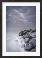 Framed Stormy Shoreline, Cape May National Seashore, NJ