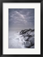 Framed Stormy Shoreline, Cape May National Seashore, NJ