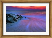 Framed Sunset On Delaware Bay, Cape May NJ
