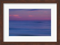 Framed Sunrise On Ocean Shore, Cape May NJ