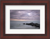Framed Sunrise On Stormy Beach Landscape, Cape May National Seashore, NJ