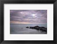 Framed Sunrise On Stormy Beach Landscape, Cape May National Seashore, NJ