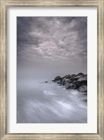 Framed Stormy Beach Landscape, Cape May National Seashore, NJ