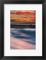 Framed Sunrise On Winter Shoreline 5, Cape May National Seashore, NJ