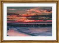 Framed Sunrise On Winter Shoreline 6, Cape May National Seashore, NJ