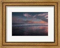 Framed Sunset On Ocean Shore 3, Cape May National Seashore, NJ