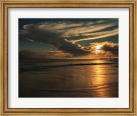 Framed Sunrise On Ocean Shore 4, Cape May National Seashore, NJ