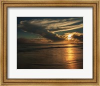 Framed Sunrise On Ocean Shore 4, Cape May National Seashore, NJ