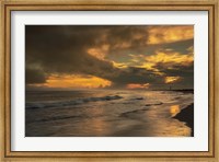 Framed Sunrise On Ocean Shore 5, Cape May National Seashore, NJ