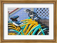 Framed Bicycles in Front of a Porch, Cape May, NJ