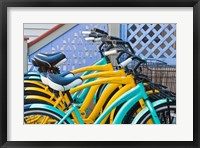 Framed Bicycles in Front of a Porch, Cape May, NJ