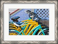 Framed Bicycles in Front of a Porch, Cape May, NJ