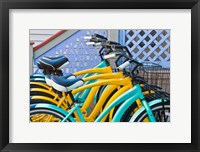 Framed Bicycles in Front of a Porch, Cape May, NJ