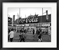Framed Coca Cola Sign - Boardwalk, Wildwood NJ (BW)