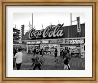 Framed Coca Cola Sign - Boardwalk, Wildwood NJ (BW)