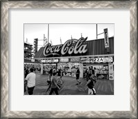 Framed Coca Cola Sign - Boardwalk, Wildwood NJ (BW)