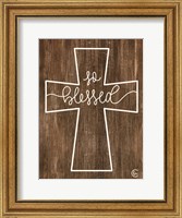 Framed Blessed Cross