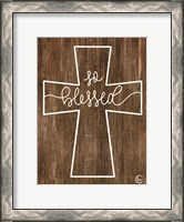 Framed Blessed Cross