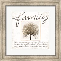 Framed Family Tree