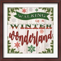 Framed Walking in a Winter Wonderland