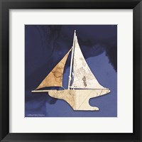 Sailboat Blue III Framed Print