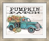Framed Pumpkin Patch Truck