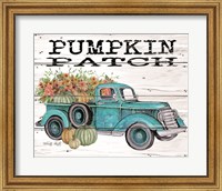 Framed Pumpkin Patch Truck